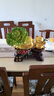銅雀天驕玉白菜招財貓開業(yè)擺件公司新店飯店開業(yè)大吉高檔禮品生意興隆禮物 尺寸約39*19*34cm 曬單實拍圖