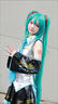 梵科賽初音未來(lái)cos服MIKU公式服日本少女動(dòng)漫白銀漆皮JK女裝cosplay套裝  原版漆皮衣服  XS 曬單實(shí)拍圖