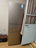 美的（Midea）冰箱236升家用冰箱三門三溫三開門風(fēng)冷無霜271升雙變頻冰箱一級能效小型家用冰箱補(bǔ)貼20%商用冰箱 美的出品（華凌）213升 三開門 直冷微霜 曬單實(shí)拍圖