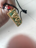 金鑲玉吊墜和田玉掛件男女護(hù)身符中國風(fēng)龍與鳳小眾高級感禮物 龍（綠） 曬單實(shí)拍圖