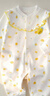 顆粒熊（KELIXIONG）嬰兒衣服秋季長(cháng)袖連體衣粉色女寶寶套頭單排扣純棉春秋寶寶衣服 小檸檬黃 90cm 曬單實(shí)拍圖