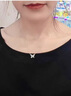 央創(chuàng)時尚【中國黃金】項鏈女生2025新小眾高級感七夕節(jié)生日禮物女友銀925 曬單實拍圖