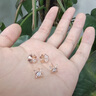 周大金 CHOW TAI KING一周耳釘女士玫瑰金星期耳環(huán)套裝七夕情人節禮物送女友老婆生日 曬單實(shí)拍圖