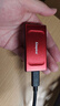 金士頓（Kingston） 便攜式移動固態(tài)硬盤PSSD移動迷你硬盤USB3.2gen2 1000G即1T【紅色款丨讀速1050MB/s】 曬單實拍圖