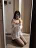 浪莎純欲性感睡衣女吊帶情趣內(nèi)衣鏤空連體后媽包臀裙夫妻調(diào)情約會戰(zhàn)袍 白色襯衫 M 【80-105斤】 隱私發(fā)貨 曬單實(shí)拍圖