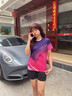 WASSUP JOYZON品牌運動(dòng)套裝女夏季新款短袖冰絲速干羽毛球團體服休閑跑步兩件套 紫色（休閑兩件套） M（建議90-105斤） 曬單實(shí)拍圖