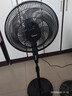 美的（Midea） 電風(fēng)扇家用落地扇智能遙控七葉立式扇 臥室客廳輕音節(jié)能大風(fēng)量電扇 【熱銷可調(diào)節(jié)高度】遙控定時(shí)黑色 曬單實(shí)拍圖