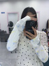 TUTORGOOSE寬松冰袖女款防曬袖套薄款冰絲遮陽(yáng)2025新款防紫外線夏季護(hù)手臂 藍(lán)色蝴蝶【UPF50+】 曬單實(shí)拍圖
