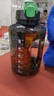 富光運動健身水壺大容量塑料杯水杯Tritan噸杯桶刻度吸管戶外2500ML 曬單實拍圖