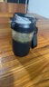 私家良品玻璃水杯男女士高顏值茶水分離耐高溫泡茶咖啡杯便攜彈蓋水杯子 （帶杯套+茶隔+提手）黑色 560ml 曬單實(shí)拍圖