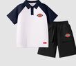 DICKIESDickies童裝男童夏季套裝小童撞色polo衫兩件套男孩時(shí)尚學(xué)院夏裝 藏藍(lán)/DK紅標(biāo)K-藏藍(lán)/DK紅標(biāo)K 150 【推薦體重68-80斤】 曬單實(shí)拍圖