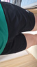 迪桑特 RUNNING 男士  透氣F360夜跑 短褲 BK-BLACK L (175/84A) 曬單實(shí)拍圖