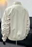 Shelley Jones美式cleanfit廓形短款外套男款春秋季高級感戶(hù)外立領(lǐng)飛行教練夾克 象牙白 XL [推薦120-140斤] 曬單實(shí)拍圖