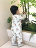 巴拉巴拉【商場(chǎng)同款】童裝嬰兒連體衣輕薄羽絨服冬裝寶寶衣服外出萌趣 白咖色調00315-白鴨絨 90 充絨量48g 曬單實(shí)拍圖