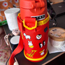 膳魔師（THERMOS）雙蓋保溫杯兒童雙蓋帶吸管水杯配原裝杯套FJO 601WFB OR米菲 601WFB-OR聯(lián)名米菲橙 600ml 曬單實(shí)拍圖