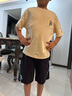 斐樂(lè)（FILA）FUSION斐樂(lè)趙露思同款梭織長(zhǎng)褲女2025夏季新款時(shí)尚寬松休閑工裝褲 正黑色-BK S 160/62A/S 曬單實(shí)拍圖