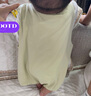愛寶適嬰兒包屁衣夏季寶寶三角哈衣莫代爾無袖連體衣T172 豆綠色100cm 曬單實(shí)拍圖