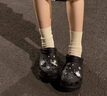 卡駱馳（crocs）經(jīng)典泡芙Clog男女一腳蹬懶人沙灘鞋 CR207521-001 36 曬單實拍圖