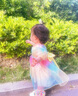G.duck女童連衣裙夏季洋氣嬰幼兒衣服0一3歲女寶寶公主裙小女孩夏天裙子 彩色 80 尺碼7-11月【75-85cm】 曬單實(shí)拍圖