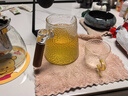 泥也泡茶壺玻璃月牙壺過濾分茶器綠茶杯家用辦公高硼硅玻璃茶具耐熱 曬單實拍圖