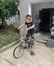 大行（DAHON）20寸鉻鉬鋼7速男女式學(xué)生復(fù)古單車HAC072 橄欖綠 曬單實(shí)拍圖