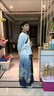 稻橙漢服男女古風(fēng)情侶cp霸氣古裝交領(lǐng)齊腰襦裙刺繡同款劫夜表演服 鳳游/上衣+裙子 XL 曬單實(shí)拍圖