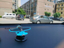 新款車(chē)載太陽(yáng)能旋轉(zhuǎn)飛機(jī)汽車(chē)創(chuàng)意擺件車(chē)內(nèi)中控臺(tái)裝飾品汽車(chē)用品 海藍(lán)【小飛機(jī)】AIR-66丨車(chē)載擺件丨桌面擺件 曬單實(shí)拍圖