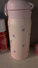 膳魔師（THERMOS）316L不銹鋼保溫杯男女士兒童學(xué)生高顏值水杯七夕節(jié)教師節(jié)禮物TCMO 芋泥派對送玩偶杯包 350ml 曬單實拍圖