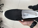 內(nèi)聯(lián)升布鞋男鞋老北京布鞋 手工千層底一腳蹬鞋子經(jīng)典男士送禮佳品8305A 黑色 43 曬單實(shí)拍圖