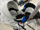 貝瑞迪嬰兒提籃新生兒安全座椅安全睡籃便攜車(chē)載汽車(chē)寶寶座椅0-15個(gè)月 隕石灰+雙向車(chē)架 升級【加大加寬】【鋁合金提手】 曬單實(shí)拍圖
