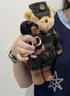熊之家bears'home迷彩熊武警解放軍人形象小熊公仔玩偶七夕退伍禮物 【夏裝水墨】武J形象熊30CM 標(biāo)配-領(lǐng)銜+姓名牌 曬單實拍圖