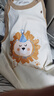 巴帝巴帝秋季新款嬰幼兒童連體衣爬服高彈舒適哈衣睡衣 卡其 90cm 曬單實拍圖