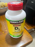柯克蘭美國進(jìn)口Kirkland 柯克蘭維生素d3膠囊配合成人鈣片vd3維生素 2000IU 600粒*1瓶 曬單實拍圖