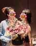 冉子花坊鮮花速遞粉玫瑰抱抱桶向日葵花籃生日禮物送女友老婆愛人同城配送 愛的抱抱紫色 曬單實拍圖