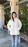 波司登2025新款沖鋒衣鵝絨服女短款三合一防風(fēng)防水保暖外套B250331302 初雪白/砂巖啡|8F10/7C42|8F1A M 165/88A 體重約110-120斤 曬單實(shí)拍圖