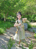 旗鉑漢服女童夏2025新款兒童國風(fēng)古裝套裝民族服裝裙子夏季 初夏序曲 160 曬單實拍圖