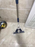 潔麗來(lái)膠棉拖把家用一拖凈免手洗2025對折式懶人吸水海綿拖把拖地神器 升級款33CM+替換頭*1 曬單實(shí)拍圖