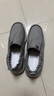 百麗透氣休閑布鞋男25款夏一腳蹬懶人鞋A2095BM5 灰色A2096 41 曬單實(shí)拍圖