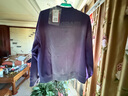 NVG·YOUNG意大利小帆船[乜象聯(lián)名款]純棉紫色重磅衛衣男士恒溫保暖長(cháng)袖T恤 曬單實(shí)拍圖