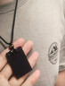 老鳳祥 平安無事牌項鏈男生國潮復(fù)古黑曜石吊墜首飾送男友紀(jì)念生日禮物 【京東八倉發(fā)貨】*當(dāng)/次日達(dá) 曬單實拍圖