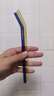 樂(lè )扣樂(lè )扣玻璃吸管套裝非一次性耐熱透明成人孕婦奶茶果汁彩色加粗吸管 4色玻璃吸管+吸管刷【彎管】 曬單實(shí)拍圖
