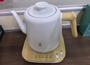 鳴盞【國家補(bǔ)貼】燒水壺泡茶 電熱水壺功夫茶壺電茶爐 茶藝師專用電茶壺智能恒溫電熱水壺MZ152A白色 曬單實拍圖