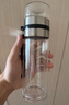德國水杯茶水分離泡茶杯耐熱防燙辦公玻璃杯雙層過濾便攜杯子男士 泡茶師【高硼硅加厚底】 500ml 曬單實拍圖