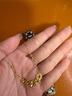 周大生黃金項鏈女銅錢納福五帝錢套鏈手鏈爆閃七夕情人節(jié)禮物送女友 足金五帝錢手鏈-3.95g 曬單實拍圖