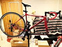 THINKRIDER智騎公路山地自行車維修架單車調(diào)車架展示架工作臺伸縮折疊停車架 維修架+桌面(組合) 曬單實拍圖