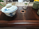 榜盛胡桃木實木茶盤2025新款家用客廳小型托盤蓄水排水高檔電木款茶臺 雅致-花梨木茶盤 (中)胡桃色 曬單實拍圖