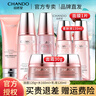 自然堂（CHANDO）彈嫩抗皺緊致護膚品套裝滋潤修護提拉緊致化妝護膚品禮物 套裝9潔120g+柔膚液160+乳120ml 曬單實拍圖