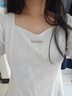 森馬（Semir）【連衣裙合輯】夏天女法式慵懶風(fēng)裙子復(fù)古學(xué)院風(fēng)針織裙雪紡碎花裙 B款法式方領(lǐng)裙-白色調(diào)00411 L 曬單實(shí)拍圖