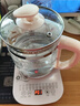 新飛多功能養(yǎng)生壺迷你辦公室花茶壺玻璃燒水壺保溫電熱水壺煮茶燒水一體大容量煎藥壺黑茶煮茶器煮水壺 米白色升級款 1.8L 曬單實拍圖