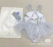 嫚熙（EMXEE）童裝夏季小公主連體泳衣女童沙灘小童寶寶泳裝兒童女寶游泳衣 獨(dú)角獸之翼 100 cm 【2-3歲】 曬單實(shí)拍圖